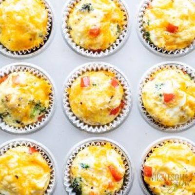 Muffin Tin filled with Egg Muffins