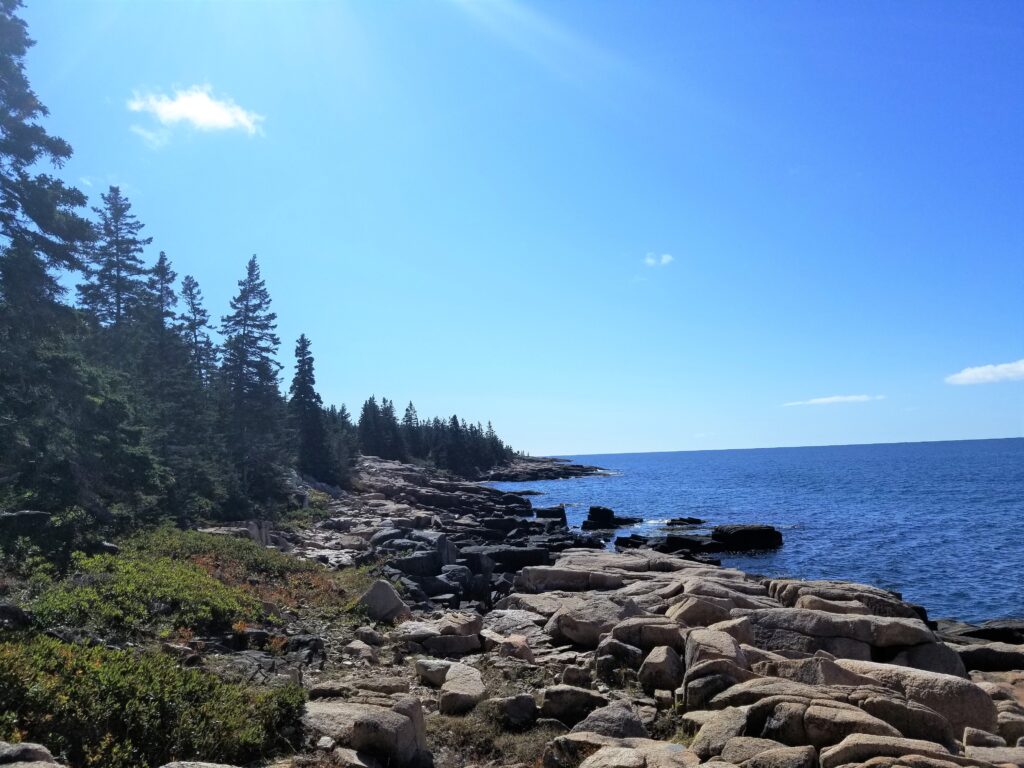 A view of the Ocean in Acadia National Park